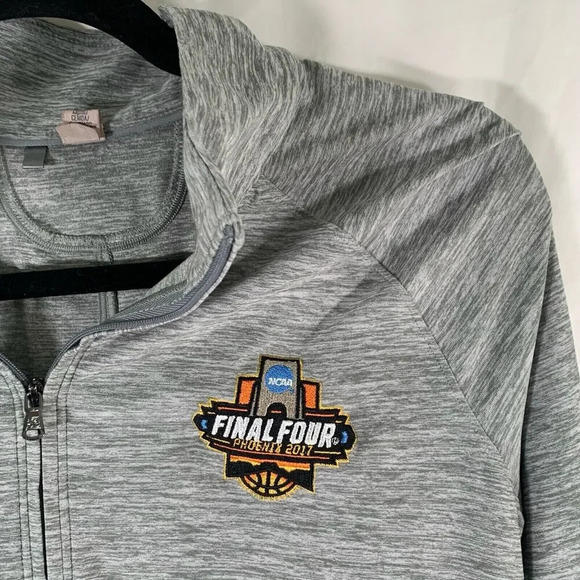 Under Armour Sweater Men's Medium Final Four 1/2 Zip Heat Gear Pullover - Picture 2 of 7